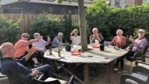 borrel in tuin